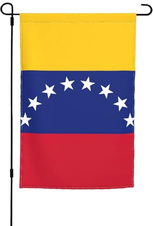 Bandera de Venezuela resistente a la decoloración, banderas de jardín para todas las estaciones, decoración de patio al aire libre para porches