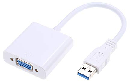 Cable convertidor adaptador USB 3 0 a VGA hembra 1080P para PC, portátil, proyector, TV Box, HDTV, compatible con USB 2, compatible con Windows 7, 8, 1