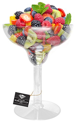 Decorline – Margarita glas 1 l plast glasklar 6 stycken.
