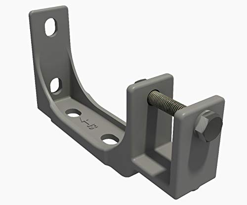 Coperte e supporto a parete con befetigung tenda da sole kombihalterung 40 mm Bianco/Grigio spp059