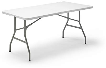 KitGarden Multifunktionaler Klapptisch 152x70x74 cm weiß