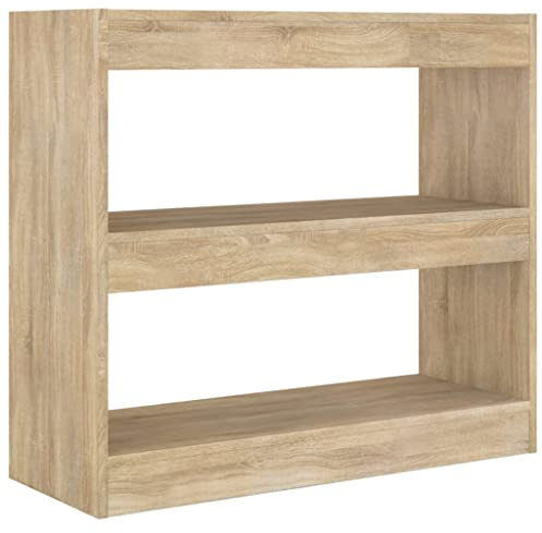 vidaXL Estantería/Divisor de Espacios Color Roble Sonoma 80x30x72 cm