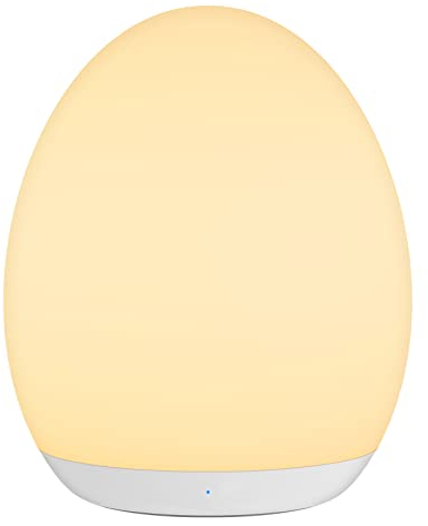 MediAcous Nachtlicht, Nachtlampe, Nachtlicht Kinder/Baby Mit 8 Farbe & Stilllicht Dimmbar, USB LED Nachtlicht Mit 1H Timer & Touch, Dekoration Für Baby- & kleinkinderzimmer Night Light (Weiß)