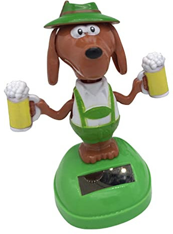 Solar Powered Dancer, Dog Solar Figures, Cute Solar Powered Dancing Figures, Swinging Animated Dancer Toy, Solar Power For Home Car Ornament Decoration