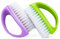 Amaxiu Lot de 2 brosses à ongles à main robustes avec poignée pour nettoyer les ongles des doigts en nylon fermes et rigides pour nettoyage en profondeur pour mécaniciens, jardiniers, mains sous les