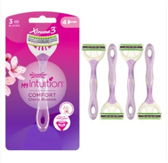 Einwegrasierer für Frauen My Intuition Comfort Cherry Blossom 3 + 1 Stück