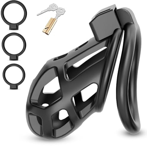 Peniskäfig Keuschheitskäfig Herren Sex Spielzeug für die Männer,Chastity Cage Keuschheitsgürtel für Herren,Chastity Cage Male,Gay Sex Sexspielzeug,SM Fetisch Extrem Penis Bondage (M)