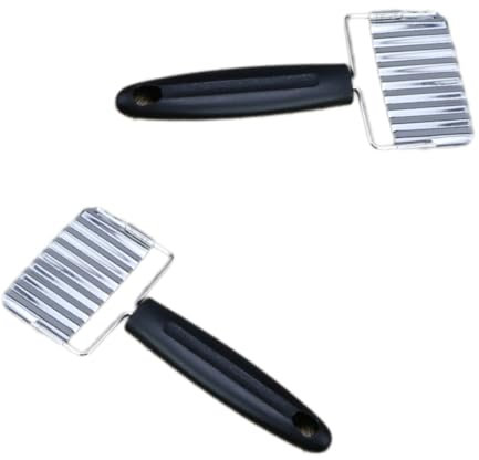 Cabilock Affettatrice Per Patate Taglia Patatine Fritte Taglia Patate Ondulate in Acciaio Inossidabile Non Elettrica Compatta Ideale Per Famiglie Di Ragazzi E Ragazze.