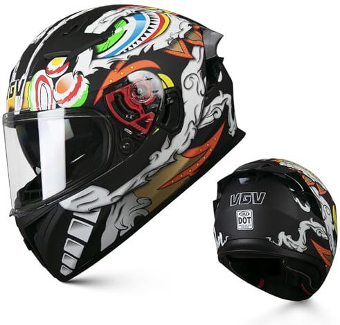 Modularer Motorradhelm, Integral-Klapphelm, ECE-Geprüft, Integrierter Helm Mit Doppelvisier Für Erwachsene, Männer Und Frauen E,M=55-56CM