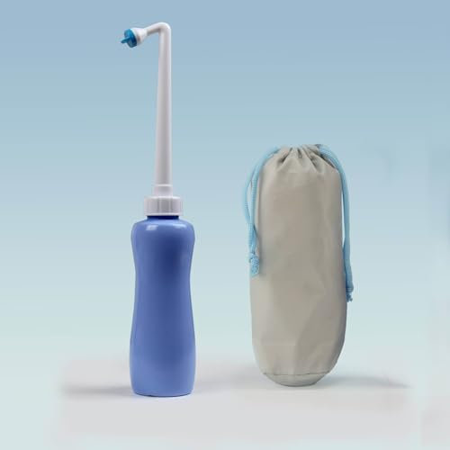 Vital Comfort Po Dusche,Bidet, Intimdusche 400ml Intimpflege zu jederzeit,reduziert Wasser,sanfte Reinigung für ein sauberes Gefühl, einfache Handhabung, ersetzt Toilettenpapier,Reisen, Hygiene