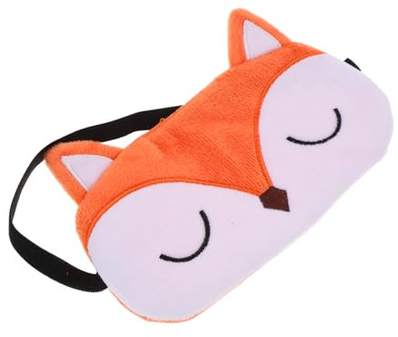 OATIPHO Volpe bendata cuffie tavolozza di ombretti ombretto Gel maschera occhi maschera per dormire patch occhi maschera per gli occhi per dormire comoda copertura per gli occhi stoffa