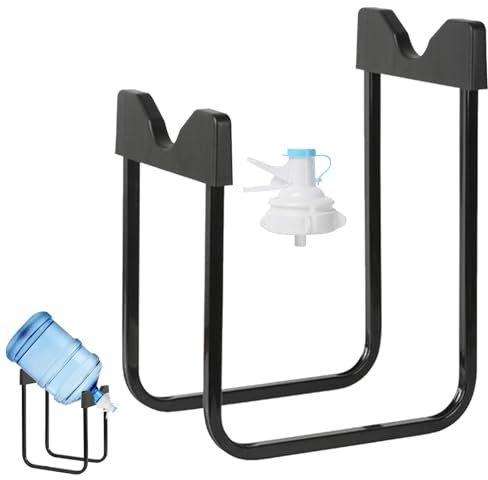 Soporte dispensador de Agua-Soporte de Botella no Deslizante de 3-5 galones con Boquilla | Dispensador de Agua sin, rastrillo de Agua portátil de 55 mm para el hogar para el hogar, uf