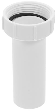 UKCOCO Anschlussstück für Spülbeckenabfluss Rohrverbindungsstück aus Kunststoff 1 1/4 Gewinde 32mm Rohr Hitzebeständiger Schlauchadapter für Sanitärinstallation