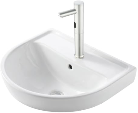 Touchless Sensor Faucet Automatic Infrared Motion Activated Bathroom Kitchen Sink Modern Silver