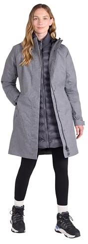 Mountain Warehouse Alaskan Veste Longue 3 en 1 pour Femme - Manteau de Pluie Chaud, Imperméable Doublure Polaire Amovible pour Dame - Sport, Printemps été, en plein air