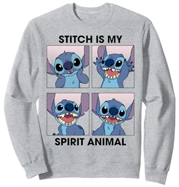 Disney Lilo & Stitch My Spirit Animal Panels Sudadera