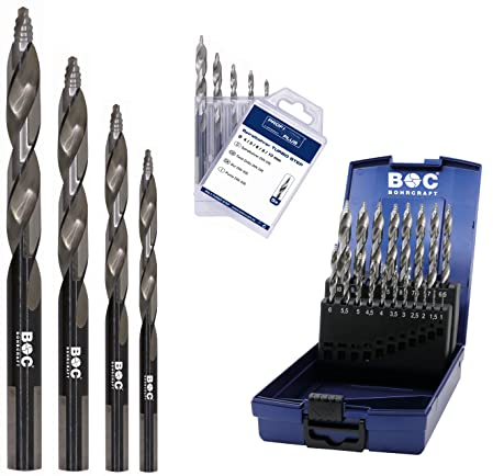 Spiral-Bohrer HSS G TURBO STEP P-PLUS zum Bohren von Eisen, Stahl, Plexiglas, Holz !! (bitte die Größe in der Auswahlliste wählen)…(5 St. Box 4/5/6/8/10mm)