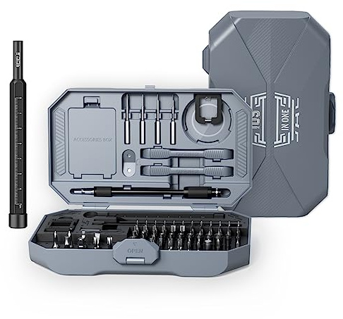 JAKEMY 105 in 1 Precision Mechanic Screwdriver Set Repair Tool Magnetic Screwdriver Bit Set for PC Laptop Watch Mobile Phone Glasses Camera Tablet Xbox Electronics