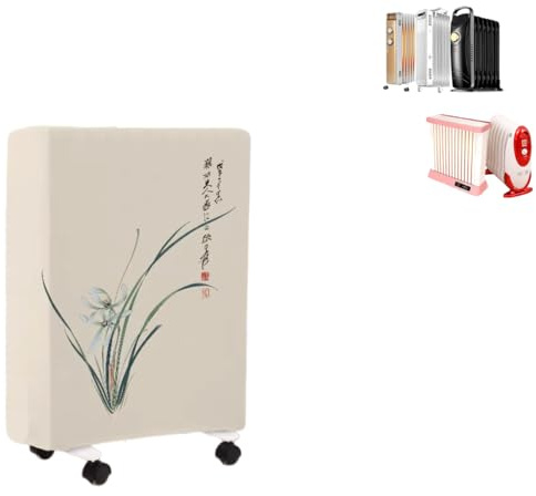 WTAIS Guardapolvo del Radiador Lleno de Aceite, Cubierta de Almacenamiento eléctrico, Antiarañazos/Impermeable, Funda de Tela elástica Protectora, Accesorios para radiadores