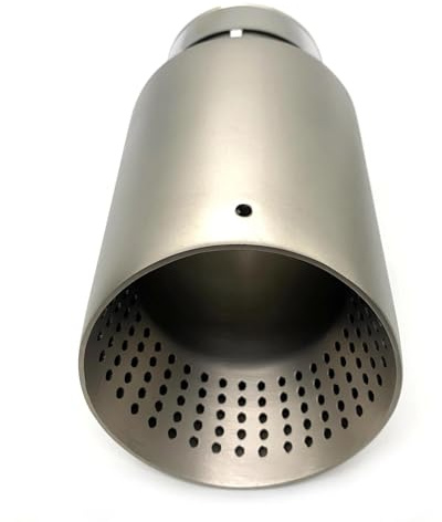 Auspuff Endrohr Für VW Für GTI Für MK7 Für Golf 7 1 Stück Mattes Edelstahl-Auto-Auspuffrohr-Systemrohr Universal-Auspuffrohr-Düse Schalldämpferspitze Auto Hinten Auspuff (Size : 63MM IN 114MM Out)