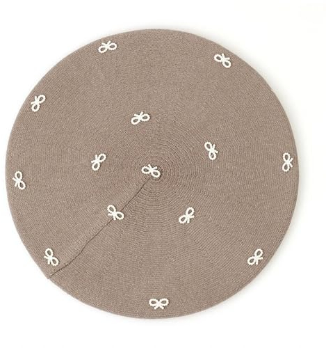 bicup Strickmützen Hüte Mützen Caps Beanie Mütze Beanie Damen Baskenmütze Herbst Winter Strick Baskenmützen Damen Künstler Einfarbige Mütze Baskenmütze Khaki