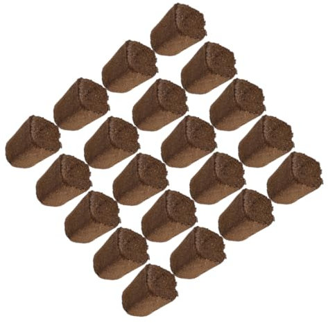 Toddmomy 20pièces Bloc De Nutriments pour Cultures sans Sol Cubes De Tourbe pour Semis De Plantes Et Transplantation