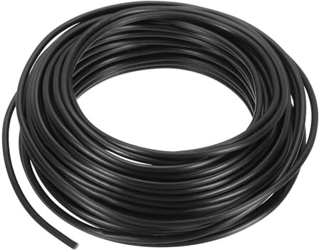 PATIKIL 3mm x 41 Piedi Filo di Allenamento per Bonsai, Steli di Filo Floreale Filo Albero in Alluminio Anodizzato per Fissaggio Rami Giardinaggio, Nero