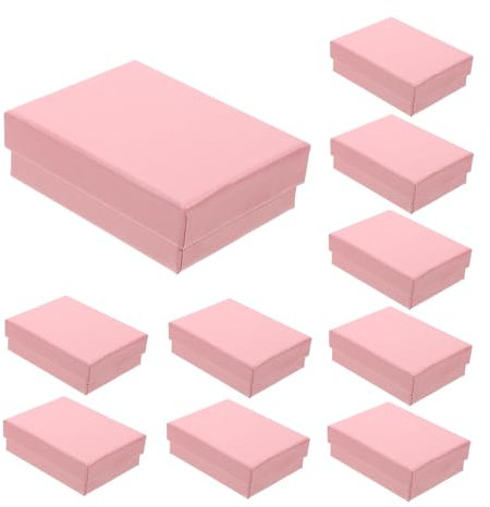 FUNOMOCYA 10stücke Schmuck-geschenkboxen Für Ohrringe Halsketten Kleine Verpackungsboxen Schmucketuis Zur Aufbewahrung Von Anhängern Ringen Und