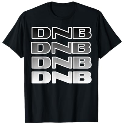 DNB Drum'N'Bass Junglist BW Fade Remix T-Shirt