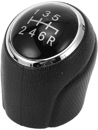 INFINAUTO 6 Speed Manual Gear Shift Knob for Suzuki SX4 S-Cross 2016-2021 | Front Automotive Gearbox Stick Shifter Lever Knob, Plastic, Black, 1 Pc