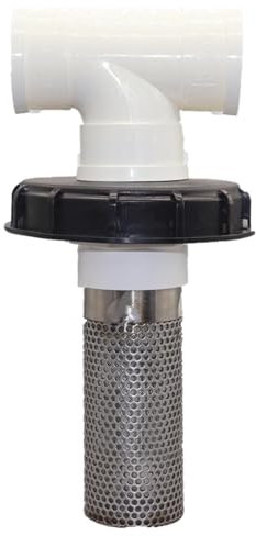 Hose Inlet Strainer Filter | Rain Barrel Hose Cap Attachment,Rain Water Inlet Screen Filter Cover Stainless Steel Filter for Gardening