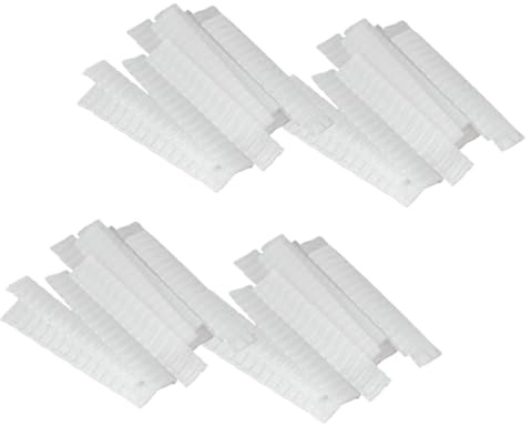 Mipcase Couvertures en Filet Pe Blanches pour Pinceaux et Brosses Maquillage, Lot de 100 Pièces, Housses Respirantes pour Garder le Maquillage Propre en Voyage ou Paquet à Main