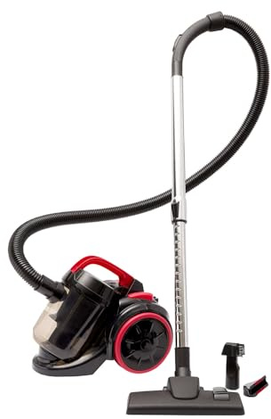 3 Pagen® beutelloser Zyklon-Staubsauger – 800w – 4,5 Meter Kabellänge – leicht & kompakt – waschbarer HEPA-Filter – leichtgängige Rollen für mehr Wendigkeit – höhenverstellbarer Griff