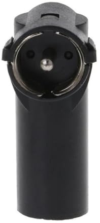 Antena Radio Coche Antena automotriz Adaptador Universal de Antena para Radio de Coche, Conector de Antena DIN a Carcasa de plástico, Convierte DIN a F19A