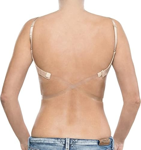 Bye Bra Bretelles De Soutien-Gorge, Réglables, Transparentes, Abaisse Le Soutien-Gorge Jusqu'À 10 Centimètres,Taille unique,Clair/ Transparent