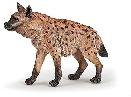 Papo – djurfigur hyena, skratt i savannen, barnleksaker från 3 år – utforska det afrikanska djurvärlden, multocolor