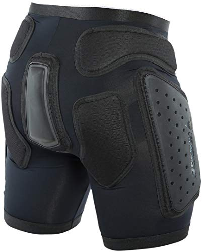 Dainese - Action Shorts Evo, Shorts de Protection Ski et Snowboard, Noir/Blanc, Homme