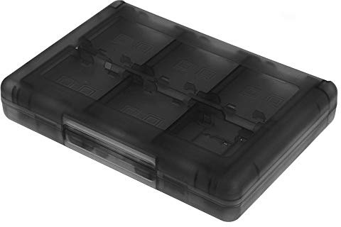 28-i-1 spelkortslåda för Nintendo DS 3DS-spel (svart)
