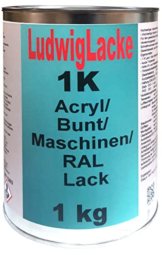 1K Maschinenlack 1kg RAL 6003 Olivgrün Lack glänzend Ludwiglacke