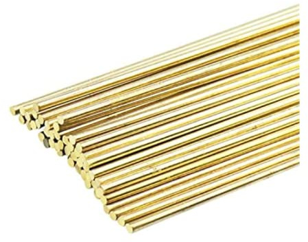 Bacchette per saldatura in ottone, lunghezza 50 cm, strumento di riparazione del saldatore, spessore 1,6/2/2,5/3 mm, 20 pezzi,3mm*50cm*20pz