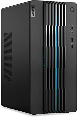 Lenovo Ideacentre Gaming 5 17ACN7 - Ordinateur de Bureau (AMD Ryzen 5 5600G, 8Go RAM, 512Go SSD, NVIDIA GeForce RTX 3060-12Go, Windows 11 Home) Clavier AZERTY (Français) et Souris USB - Noir