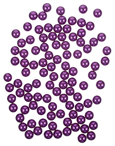 TOPPERFUN 100stücke Runde Imitationsperlen als Vasenfüller für Blumenflaschen und Vasen ohne Loch