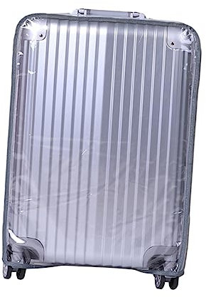 KOMBIUDA Transparente Gepäckhülle Kofferschutz Trolley-schutzhülle Schutztasche Für Reisen Kratz Und Schmutzabweisend Leicht Zu Öffnen Waschen Mit Starkem Selbstklebeband Unterseite