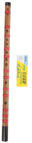 Abaodam Lange Bambusflöte Traditionelles Musikinstrument für Anfänger Robuste Flöte Einfach zu Spielen Elegante Verarbeitung