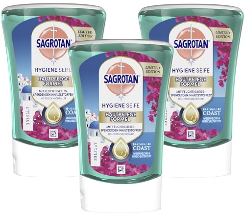 Sagrotan No-Touch Nachfüller - Floral Coast - Summer Limited Edition 3 x 250ml