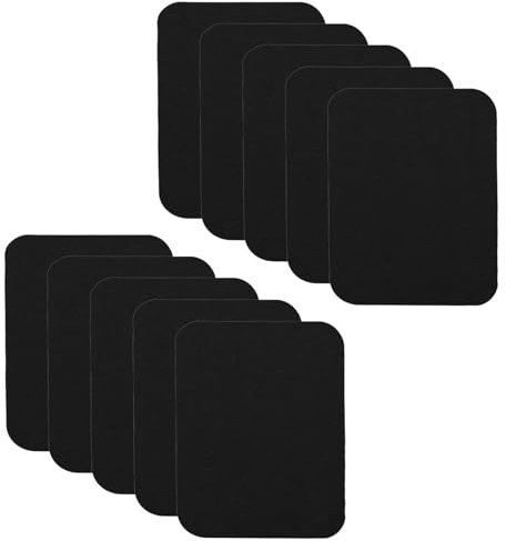 12 Stück Iron On Repair Patches,Reparaturflicken zum Aufbügeln,Baumwoll-Reparaturflicken für Kleidung,Schwarz Reparatur Patches for Clothing,Bügelflicken Schwarz,Bügel Flicken,für Jeans, T-Shirt