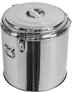 Edelstahlmarkenshop Profi Gastro Edelstahl Thermotransportbehälter mit Druckausgleichsventil von 10-50 Liter auswählbar (40x45 cm 33Liter)