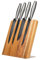 Coninx Acacia Wood Knife Block - Magnetic Knife Holder for Safe & Convenient Knife Storage - Knife Holder Without Knives - Elegant & Easy-to-Clean Magnetic Knife Block
