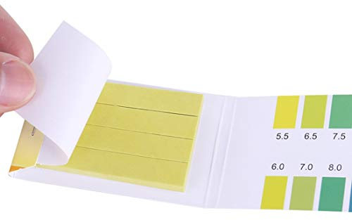 Shy-DPM, 80 Streifen PH-Teststreifen PH-Meter Papierregler 5.5-9.0 Anzeige Lackmuspapier Aquarienwasser-Einweichset