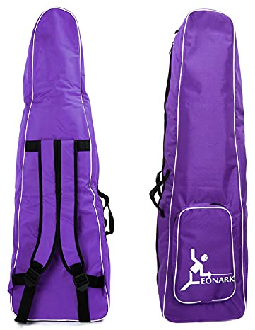 LEONARK Sac de Rangement d’Escrime pour Sabre d’épée et équipement de fleuret - Sac à Dos Portable pour Combinaison et Masque d’épée d’Escrime (Pourpre)